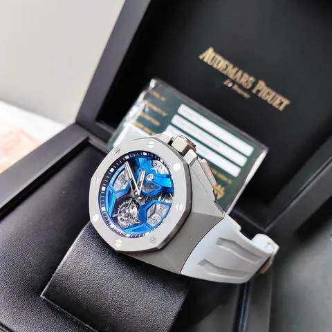 Audemars Piguet Royal Oak Concept Tourbillon 26589IO.OO.D030CA.01 44mm Titanium Skeleton 4