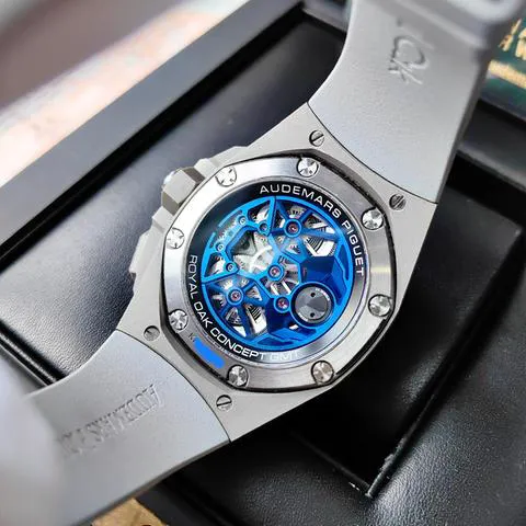 Audemars Piguet Royal Oak Concept Tourbillon 26589IO.OO.D030CA.01 44mm Titanium Skeleton 6