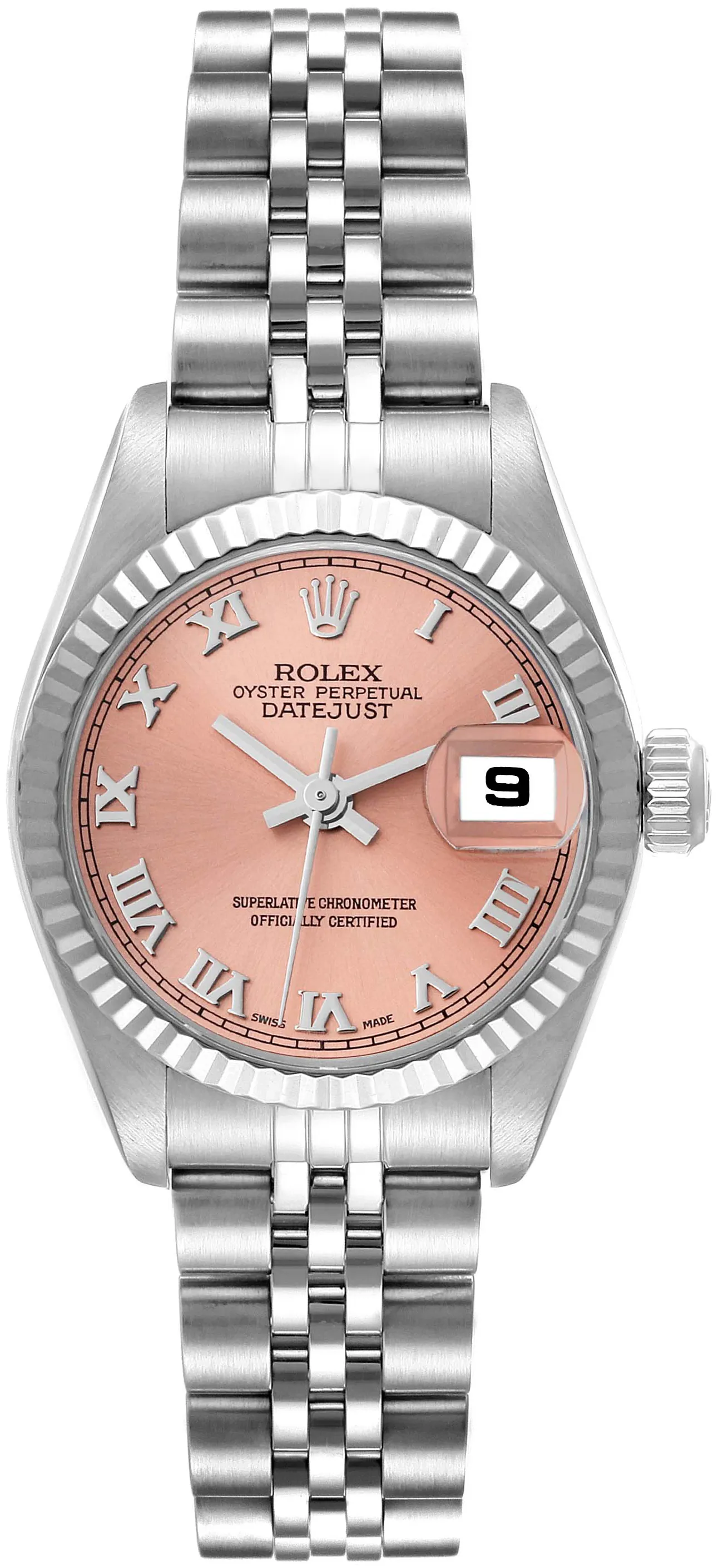 Rolex Lady-Datejust 79174 26mm Stainless steel Salmon 1