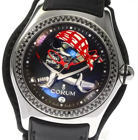 Corum Bubble 082.157.49 44mm Stainless steel Black