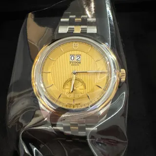 Tudor Glamour Double Date M57103-0003 Yellow gold and Stainless steel Golden