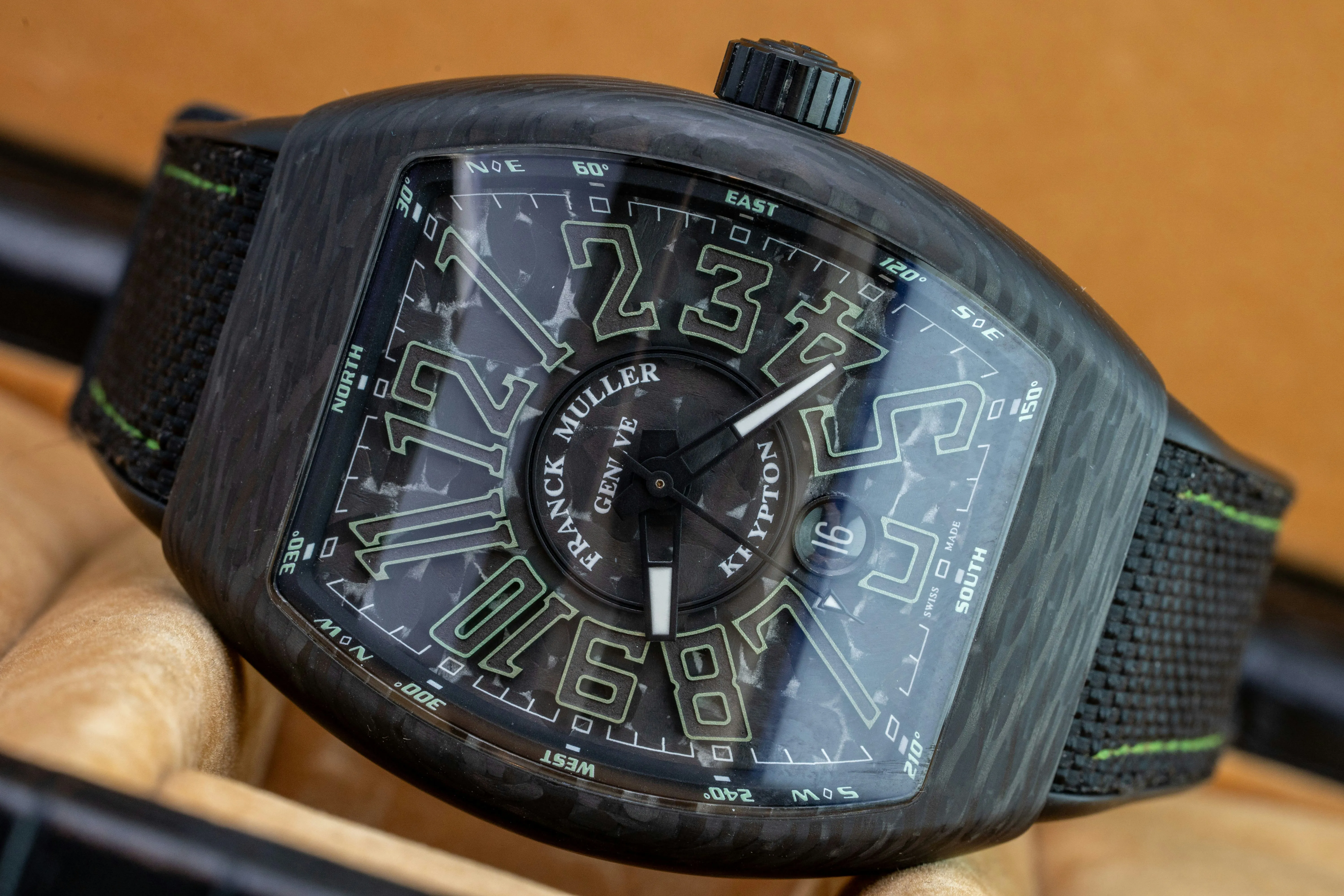 Franck Muller Vanguard V 45 SC DT 44mm Carbon Black 5