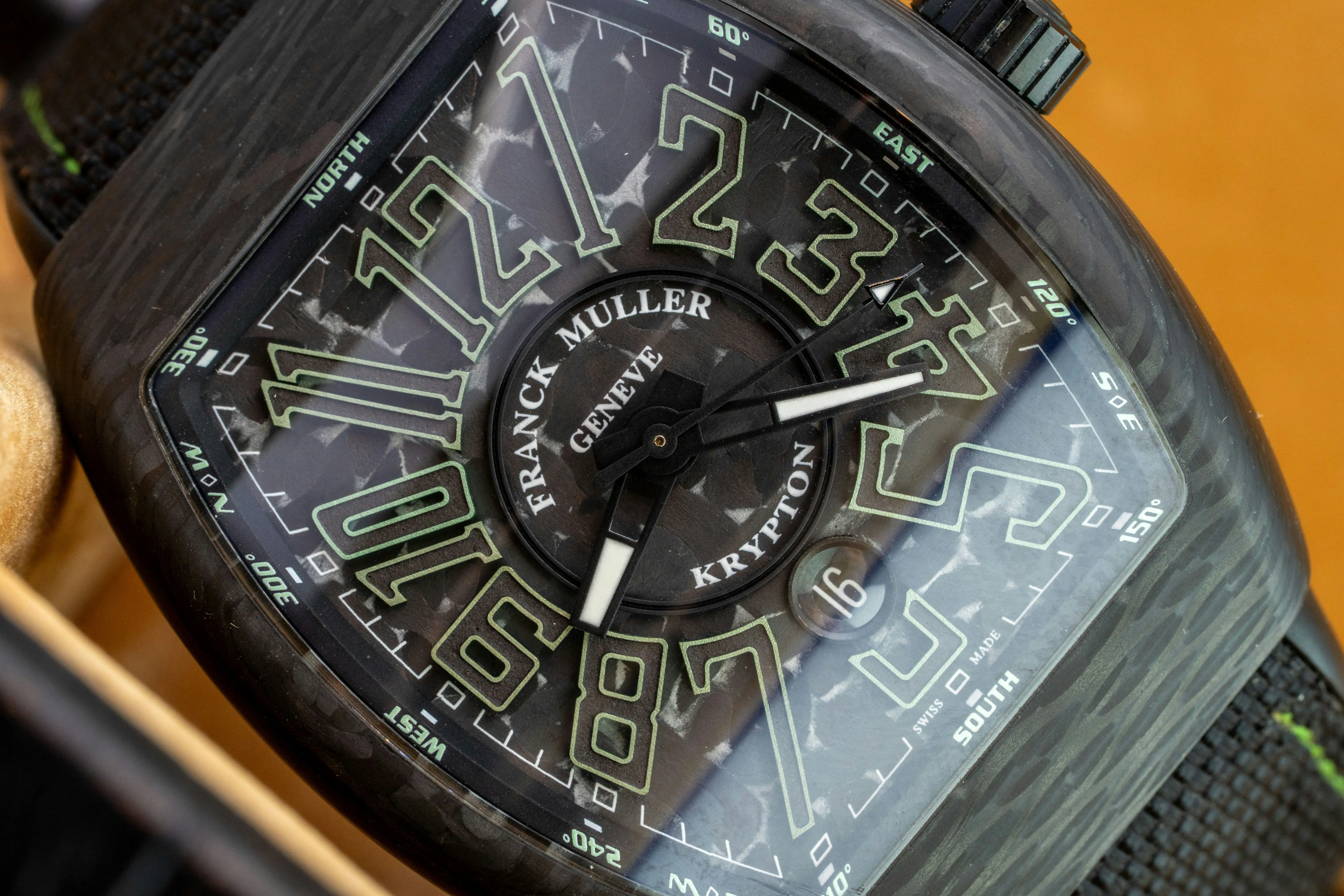 Franck Muller Vanguard V 45 SC DT 44mm Carbon Black 6