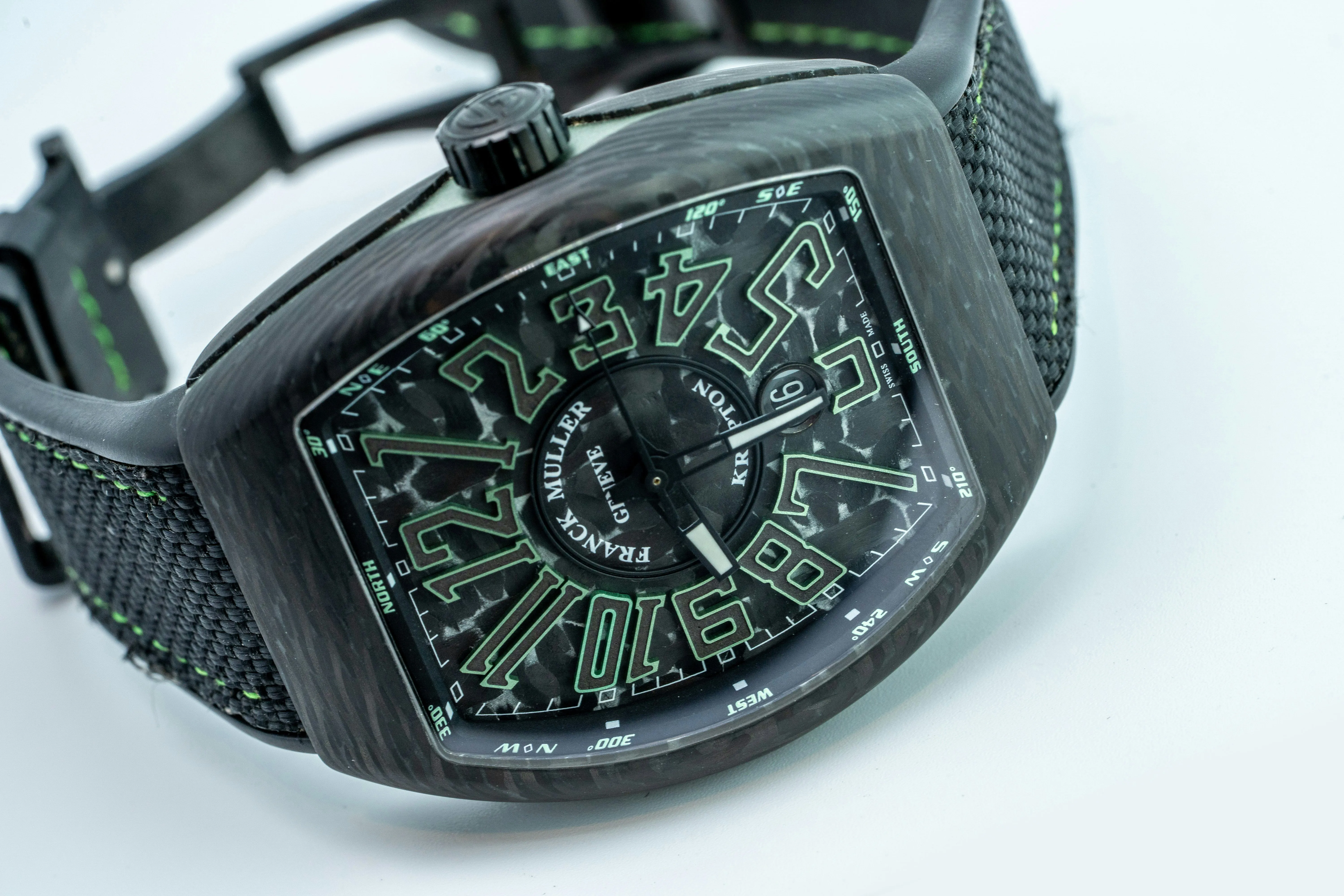 Franck Muller Vanguard V 45 SC DT 44mm Carbon Black 9