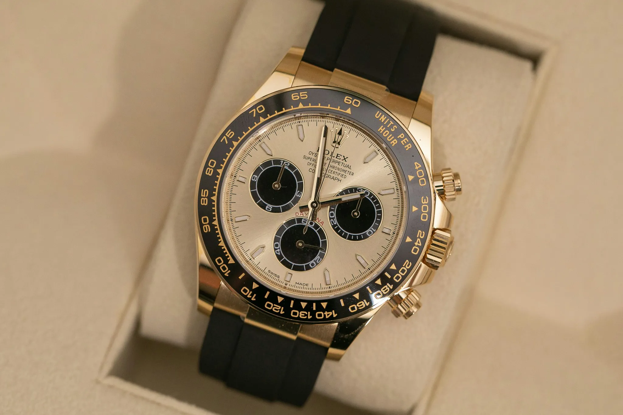 Rolex Daytona 126518ln 40mm Yellow gold Champagne 12