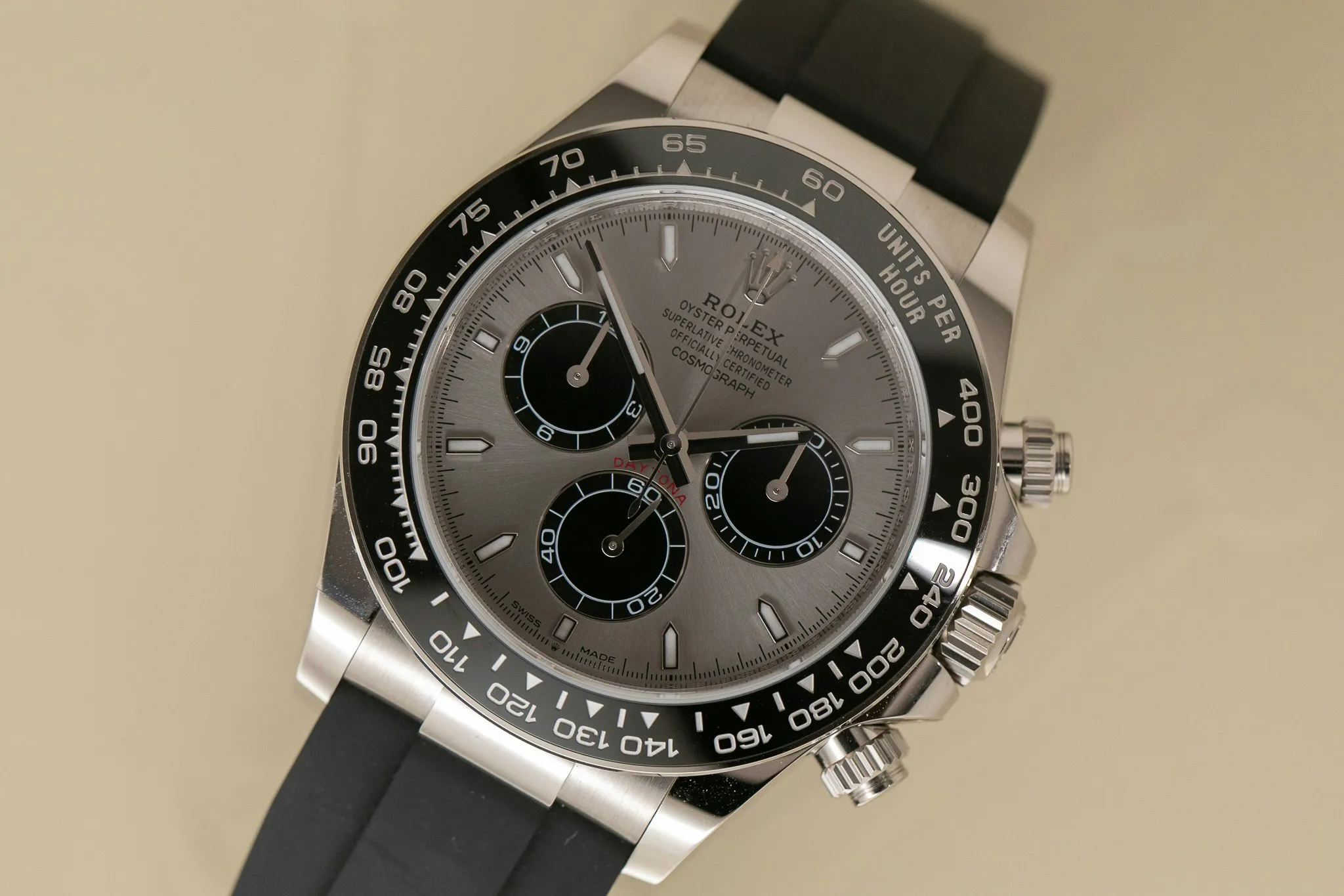 Rolex Daytona 126519LN 40mm White gold Silver