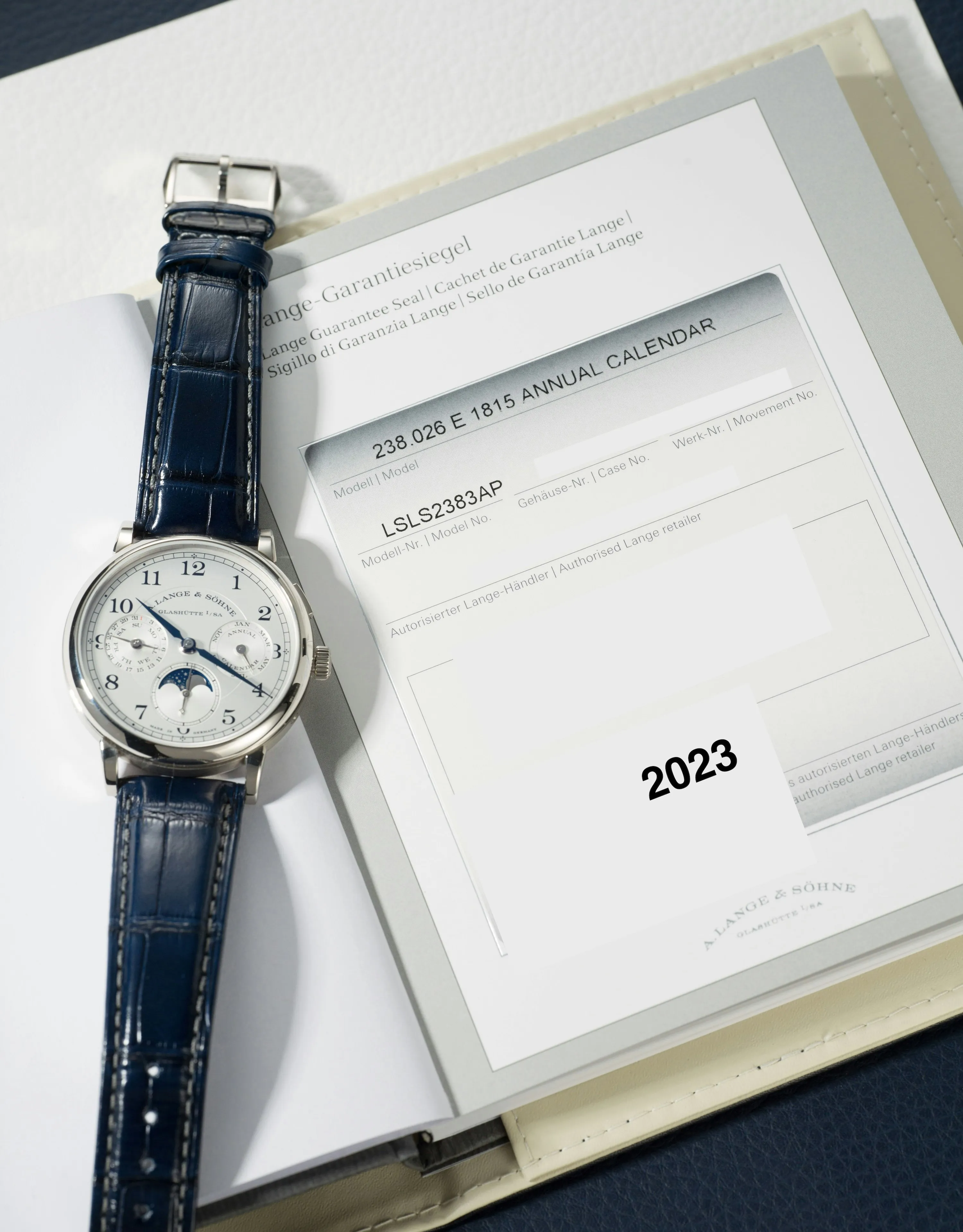 A. Lange & Söhne 1815 238.026E 40mm White gold Silver 19