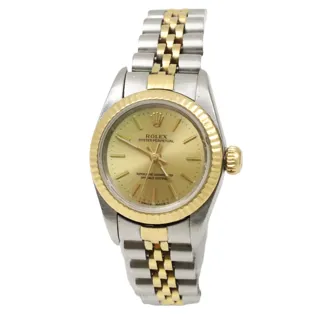 Rolex Oyster Perpetual 67193 Stainless steel and 18k yellow gold