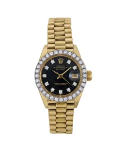 Rolex Datejust 6917/6900 18k Gold Black