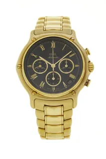 Ebel 1911 8134901 18k yellow gold Black