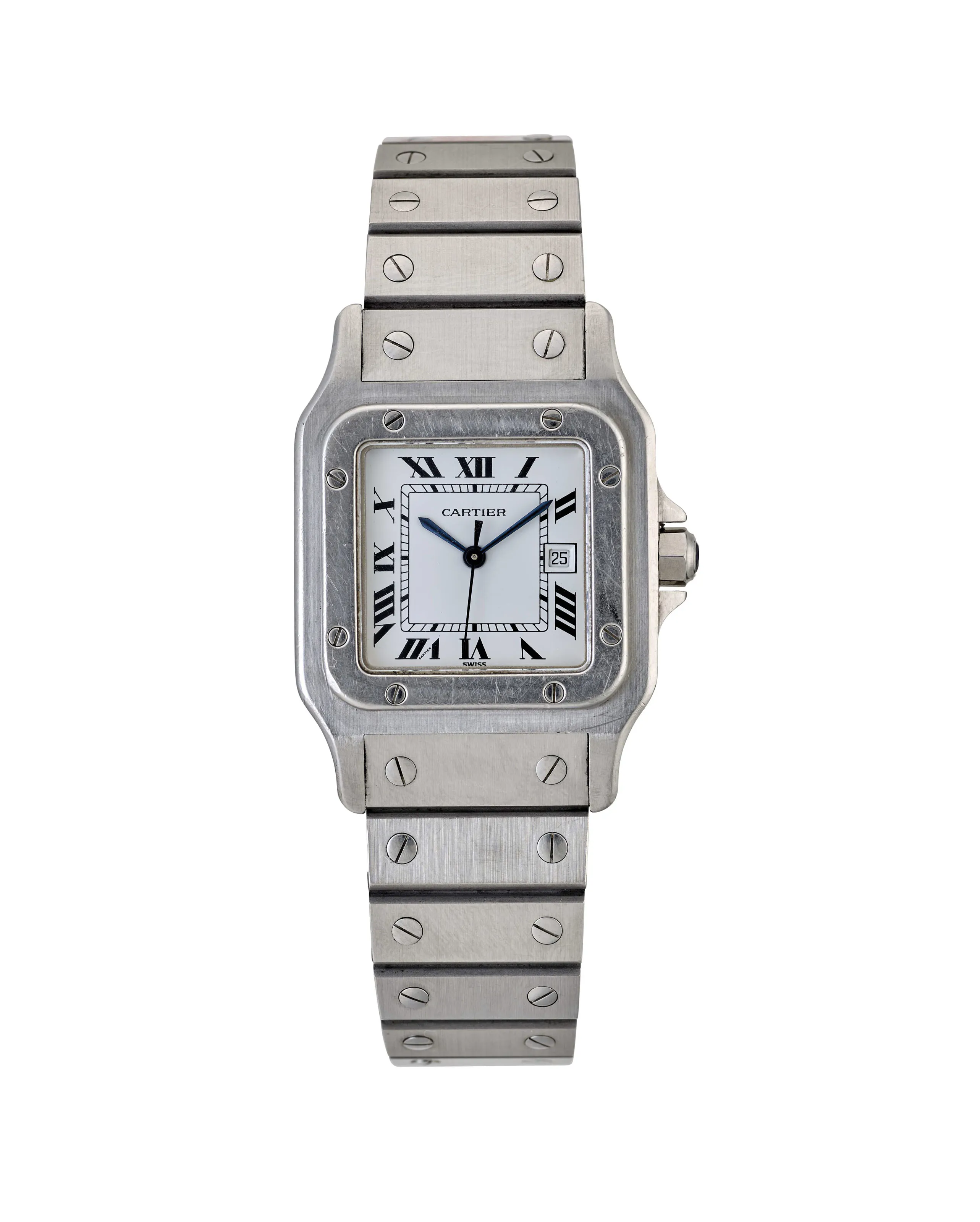 Cartier Santos 2960 30mm Stainless steel White