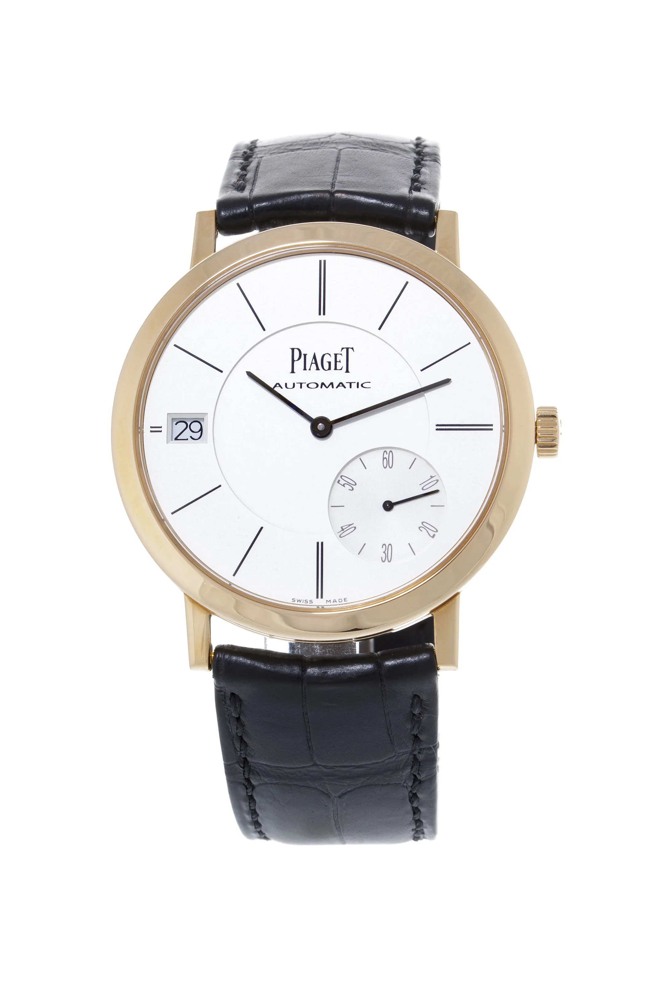 Piaget Altiplano PI0918 40mm 18k rose gold Silver Matte