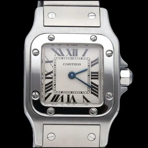 Cartier Santos W20056D6 24mm Stainless steel White