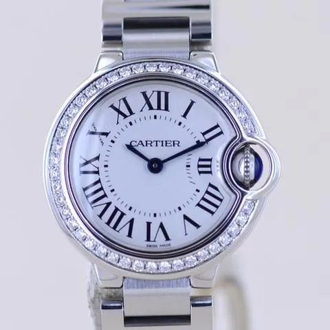 Cartier Ballon Bleu 28mm 3009 / W4BB0015 28mm Stainless steel Silver 9