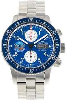 Fortis 638.10.11M.BI Stainless steel Blue Arabic