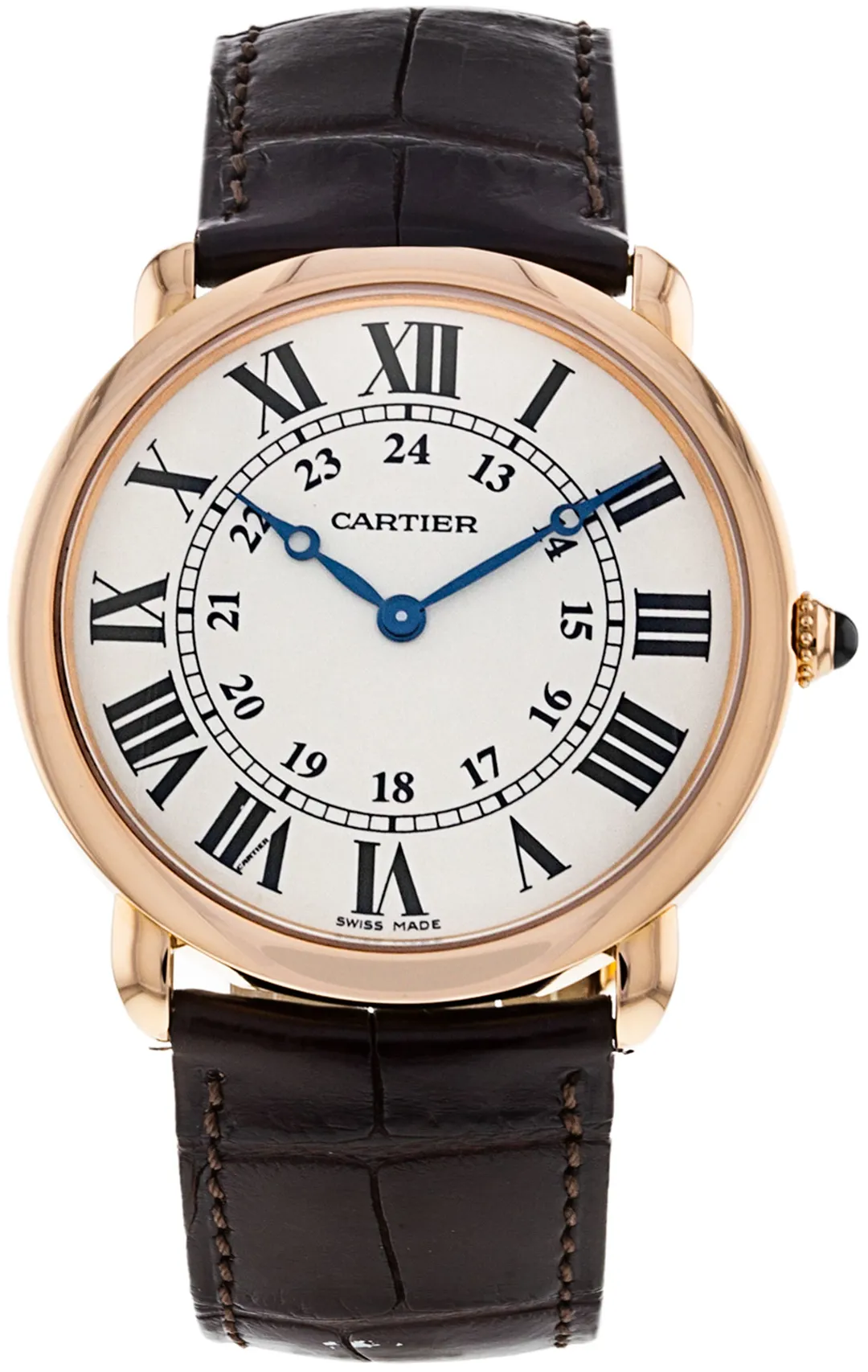 Cartier Ronde de Cartier W6800251 36mm Rose gold Silver Roman Numeral