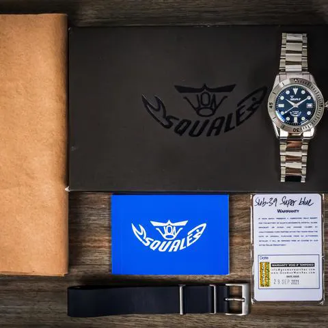 Squale SUB39BL 39mm Stainless steel Blue 1