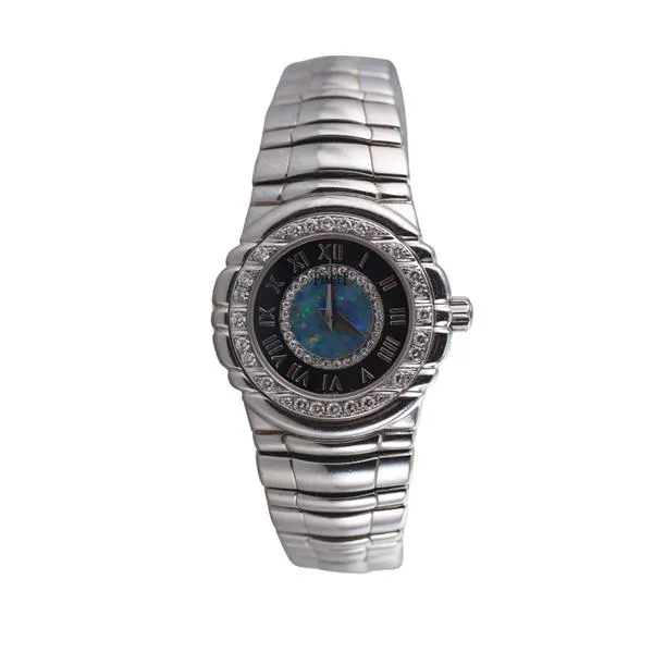 Piaget Tanagra 16033 M 401D 25mm 18k Gold Black and Opal