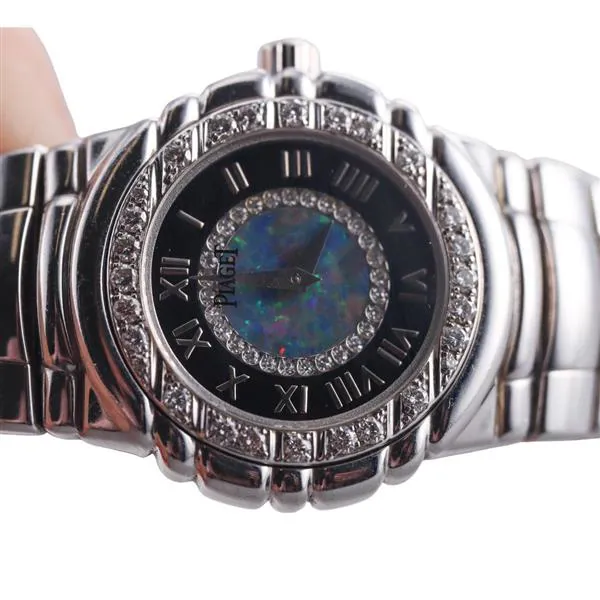 Piaget Tanagra 16033 M 401D 25mm 18k Gold Black and Opal 1