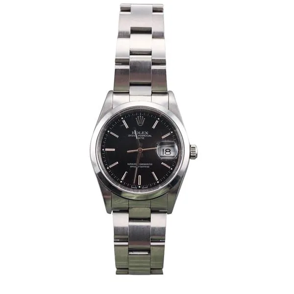 Rolex Oyster Perpetual Date 15200 34mm Stainless steel Black