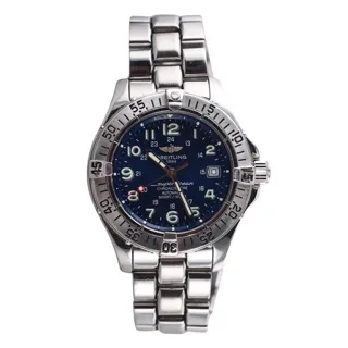 Breitling Superocean A17376 Stainless steel Turquoise