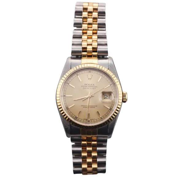 Rolex Datejust 36 16233 36mm 18k Gold and Stainless steel Champagne