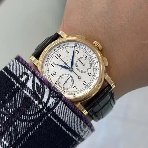 A. Lange & Söhne 1815 414.032 39.5mm Rose gold Silver