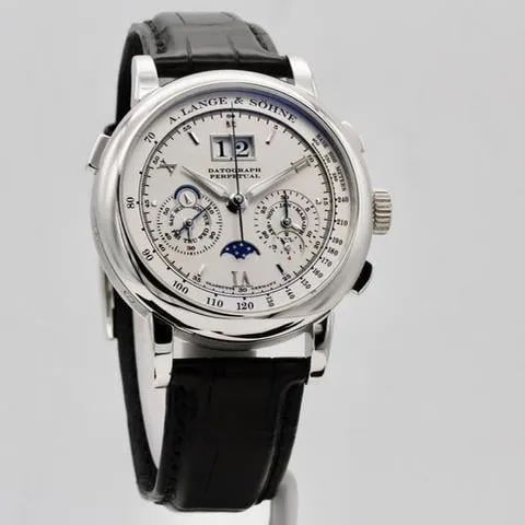 A. Lange & Söhne Datograph 410.025 41mm Platinum Silver