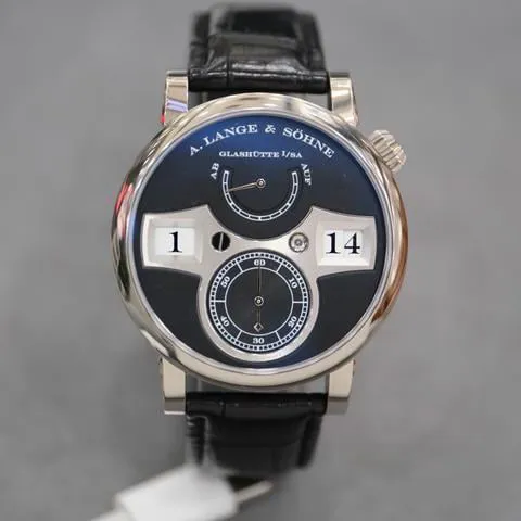 A. Lange & Söhne Lange Zeitwerk 140.029 42mm White gold Black