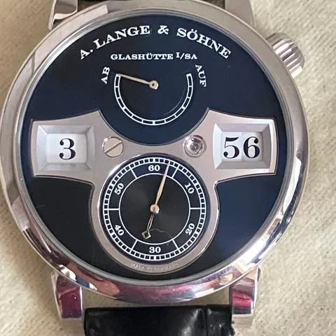 A. Lange & Söhne Lange Zeitwerk 140.029 42mm White gold Black