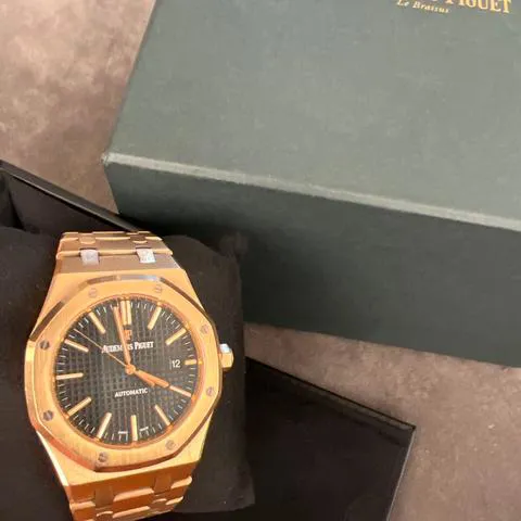 Audemars Piguet Royal Oak 15400OR.OO.1220OR.01 41mm Rose gold Black