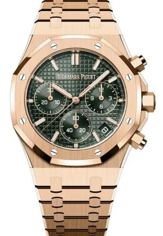 Audemars Piguet Royal Oak 26240OR.OO.1320OR.08 41mm Rose gold Green