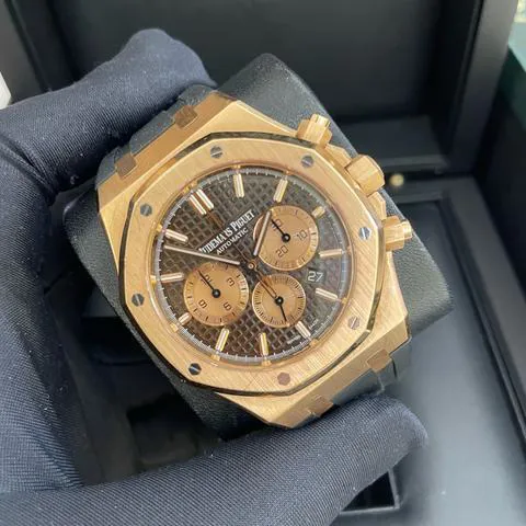 Audemars Piguet Royal Oak 26331OR.OO.D821CR.01 41mm Rose gold Brown