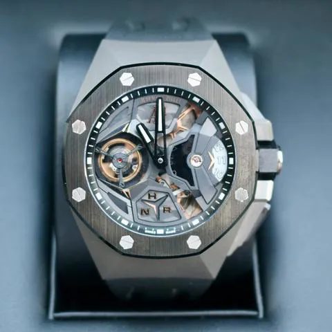 Audemars Piguet Royal Oak Concept Tourbillon 26589IO.OO.D002CA.01 44mm Titanium Skeleton 13