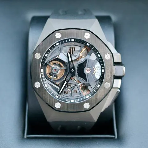 Audemars Piguet Royal Oak Concept Tourbillon 26589IO.OO.D002CA.01 44mm Titanium Skeleton 14