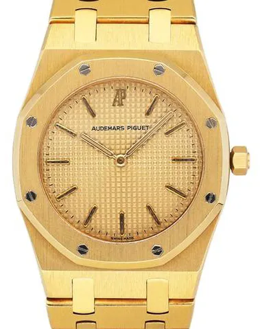 Audemars Piguet Royal Oak Lady 33mm Yellow gold Champagne