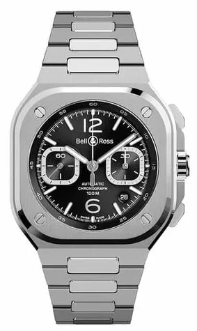 Bell & Ross BR 05 BR05C-BLC-ST/SST 42mm Stainless steel Black