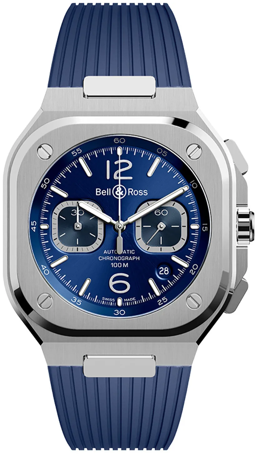 Bell & Ross BR 05 BR05C-BLU-ST/SRB Stainless steel Blue