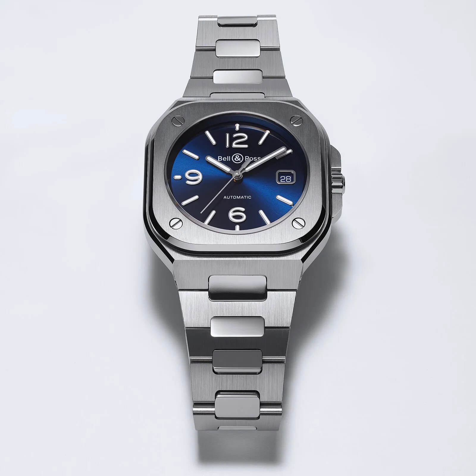 Bell & Ross Instruments BR05A-BLU-ST/SST Stainless steel Blue