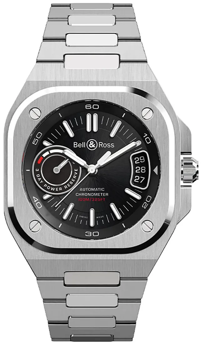 Bell & Ross Instruments BRX5R-BL-ST/SST 40mm Stainless steel Black