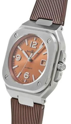 Bell & Ross Urban BR05A-BR-ST/SRB 40mm Stainless steel Brown 1