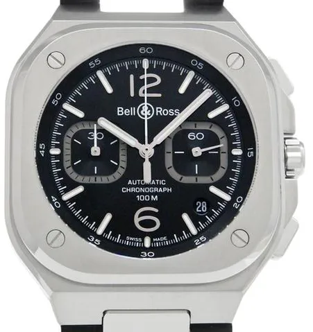 Bell & Ross Urban BR05C-BL-ST/SRB 42mm Stainless steel Black