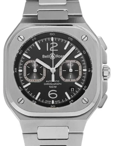 Bell & Ross Urban BR05C-BL-ST/SST 42mm Stainless steel Black