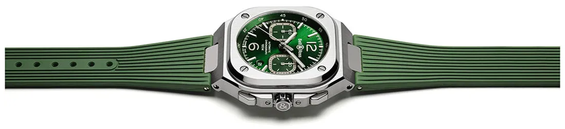 Bell & Ross Urban BR05C-GN-ST/SRB Stainless steel Green 1