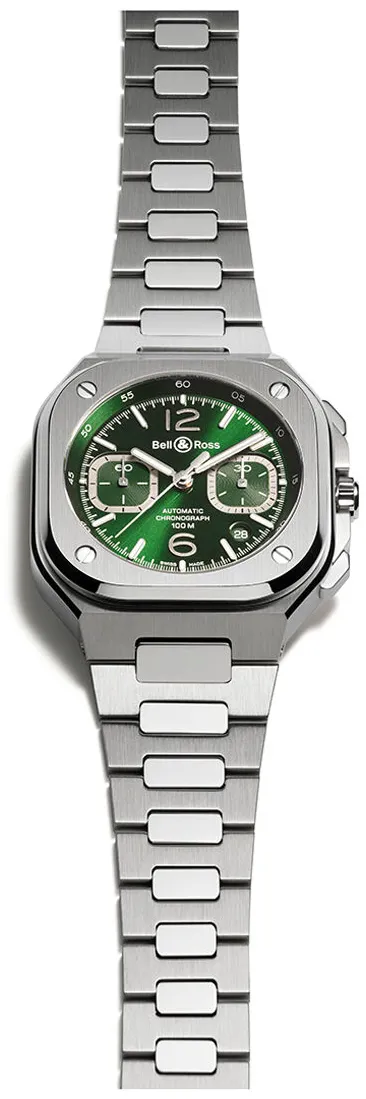 Bell & Ross Urban BR05C-GN-ST/SST Stainless steel Green 1