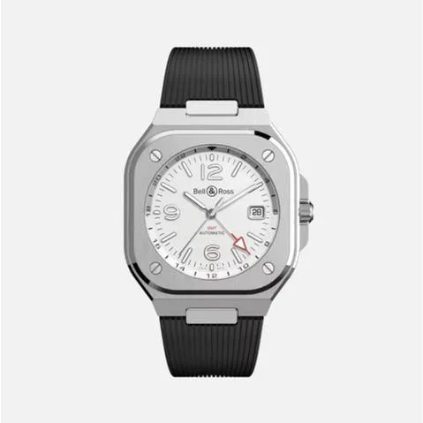 Bell & Ross Urban BR05G-SI-ST/SRB 41mm Stainless steel White