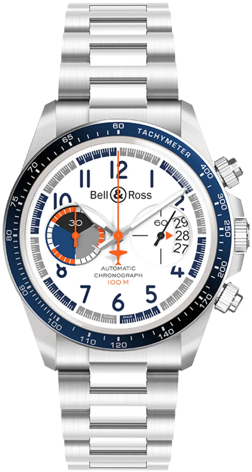 Bell & Ross Vintage BRV294-BB-ST/SST 41mm Stainless steel White