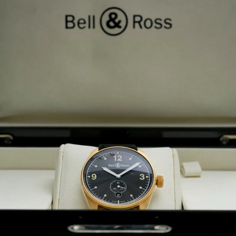 Bell & Ross Vintage 123Y00031 38mm Yellow gold 9