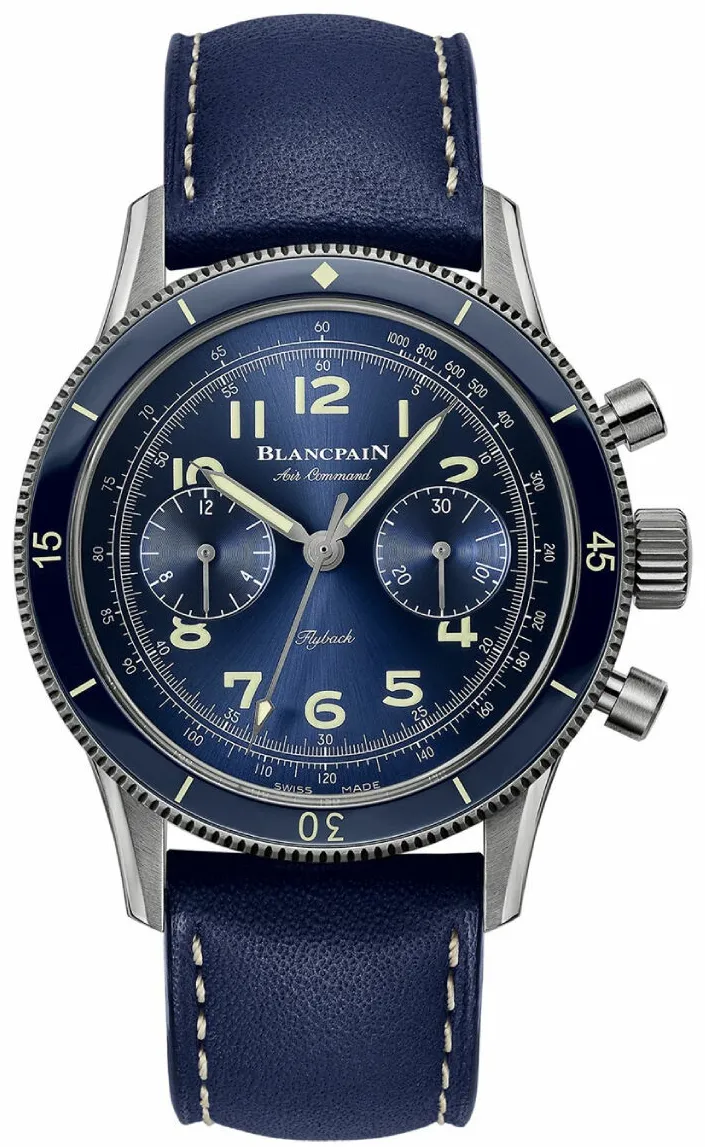 Blancpain Air Command AC02.12B40.63B 42.5mm Titanium Blue