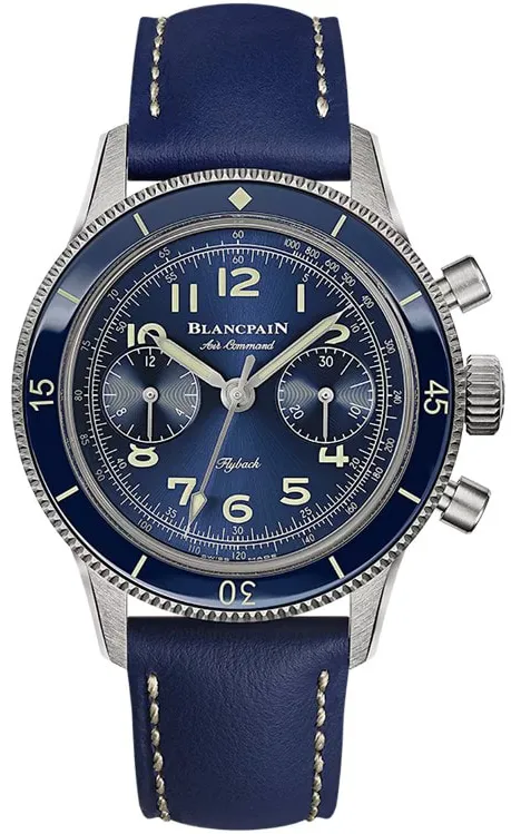 Blancpain Air Command AC03 12B40 63B 36.2mm Titanium Blue